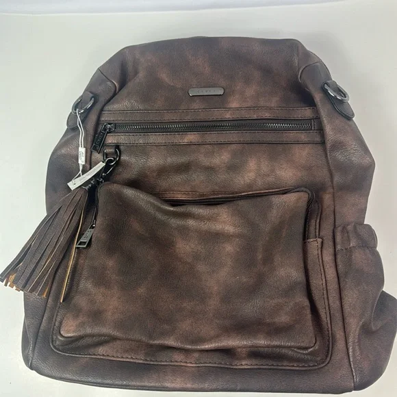 Cluci Travel Fashion Leather Designer Women's Large Backpack - Picture 6 of 16